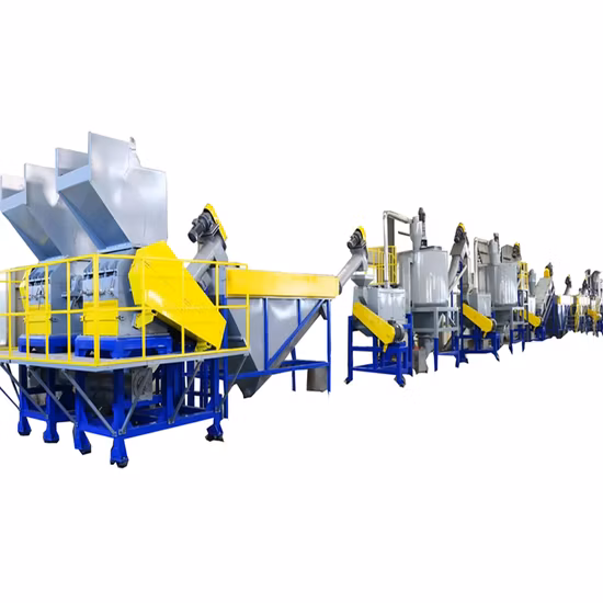 Wasted Used PP HDPE LLDPE Film Scrap PVC Pipe Pet Bottle ABS Car Bump Shredding Crushing Washing Drying Granulating Recycling Pellet Granule Making Machines